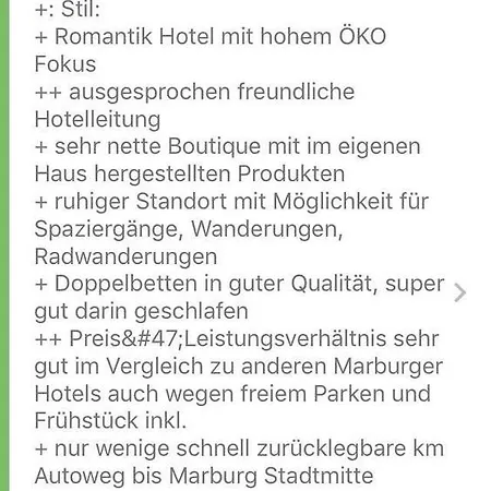 ホテル Bluetenhotel Village Marburg